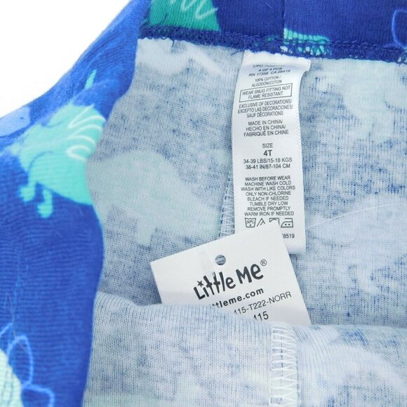 Little Me Pajama Set Boys Size 4T 2-Piece Dinosaurs PJs Sleepwear - Picture 5 of 6
